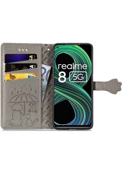 Realme 8 5g Karikatür Hayvanlar Için Darbeye Kısa Kayış Telefon Kılıfı (Yurt Dışından) fırsatları
