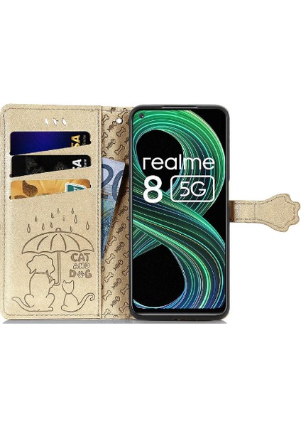 Realme 8 5g Karikatür Hayvanlar Için Darbeye Kısa Kayış Telefon Kılıfı (Yurt Dışından) indirimleri