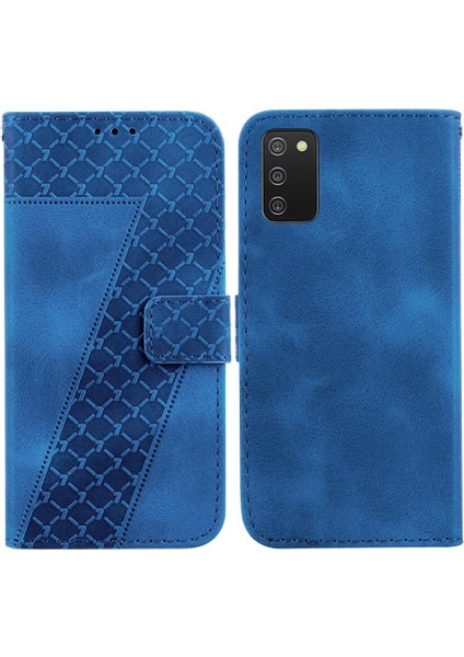 Samsung Galaxy A02S Flip Folio Için Kart Yuvası Fonksiyonu Pu Telefon Kılıfı (Yurt Dışından)