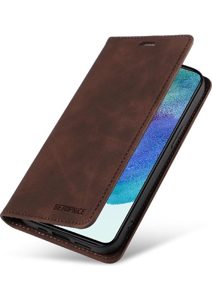 BDT Boutique Samsung Galaxy S22 5g Pu Deri Koruyucu Manyetik Folio Cüzdan Telefon Kılıfı (Yurt Dışından)