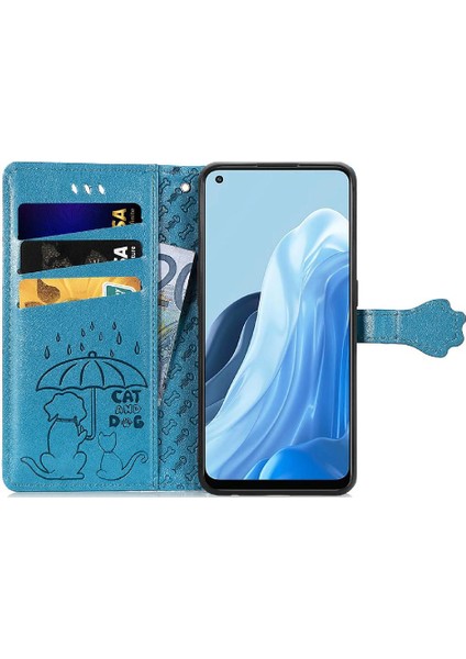 BDT Boutique Oppo Case 7 5g Flip Için Karikatür Hayvanlar Darbeye Kısa Kayış Telefon Kılıfı (Yurt Dışından)