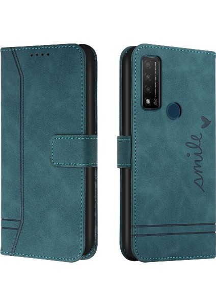 Tcl 20R 5g Flip Için Folio Cüzdan Kart Yuvaları El Kayışı Pu Telefon Kılıfı (Yurt Dışından) indirimleri