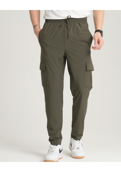 Erkek, Regular Fit, Su Itici (Geçirmez), Paraşüt Kumaş, Kargo Cep, Lastikli Pantolon 24INP276 modelleri