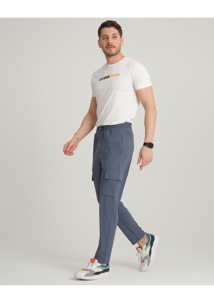 Erkek, Regular Fit, Su Itici (Geçirmez), Paraşüt Kumaş, Kargo Cep, Lastikli Pantolon 24INP276