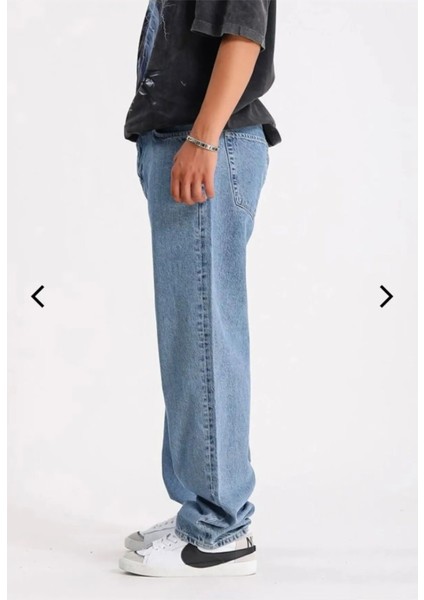 Buz Mavi Baggy Pantolon modelleri