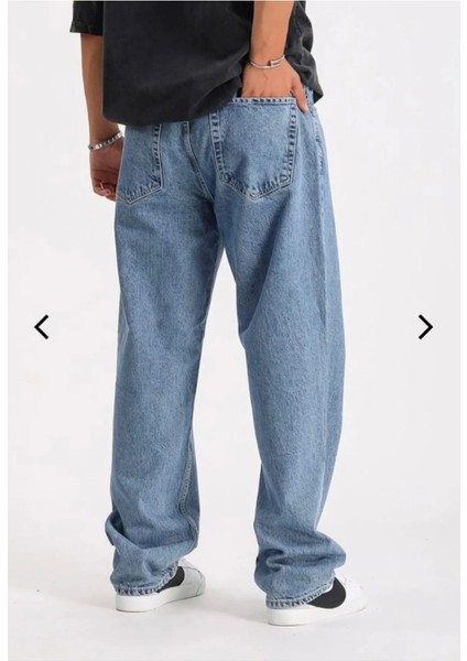 Buz Mavi Baggy Pantolon fırsatları