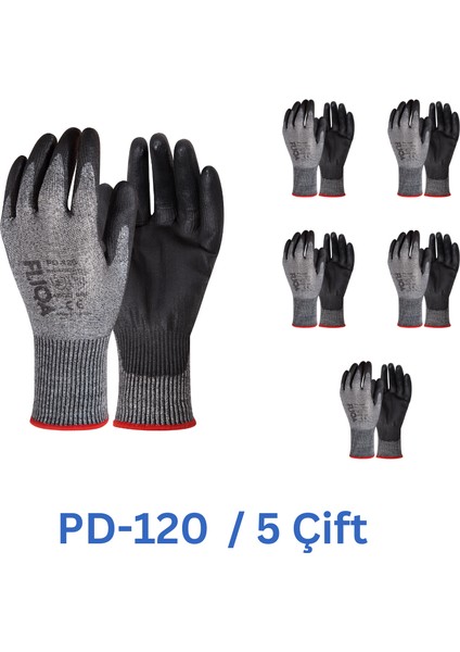 PD-120 Pu D Kesilmez Eldiven - 5 Çift