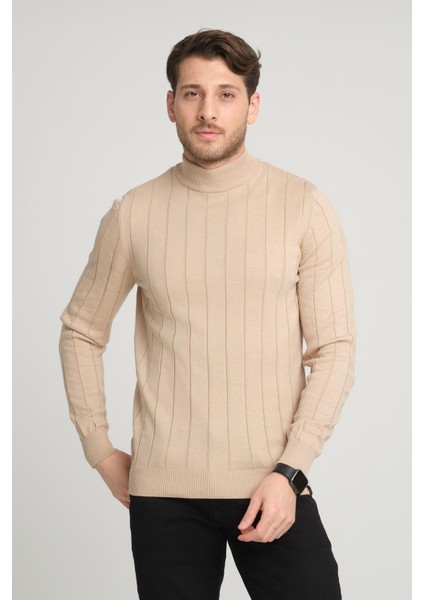 Yarım Balıkçı Regular Fit Triko Kazak (E23-6706)