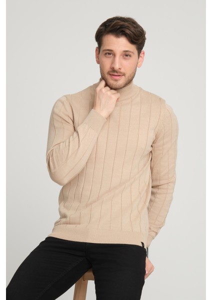 Yarım Balıkçı Regular Fit Triko Kazak (E23-6706)