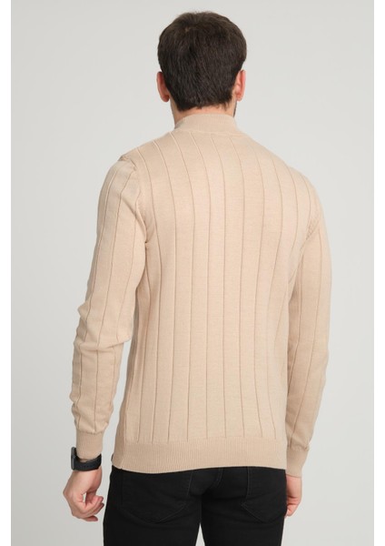 Yarım Balıkçı Regular Fit Triko Kazak (E23-6706)