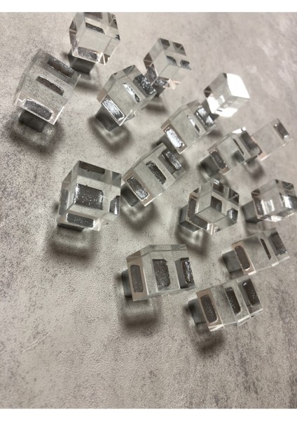 20MM Küp Kristal Krom Düğme Mobilya Kulp modelleri