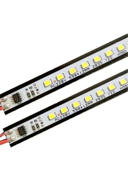 220 Volt Alüminyum Bar LED Beyaz 100 cm 5 Adet