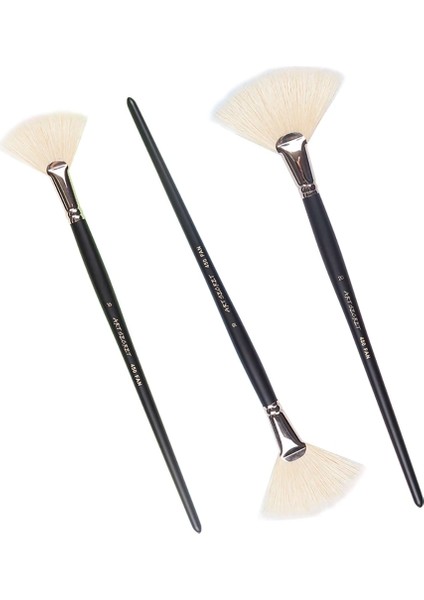 Size8 1pc Tarzı Artsecret 450FA Yüksek Dereceli Boya Sanatçısı Fırça Kıl Saç Nikel Pirinç Yüksük Ahşap Saplı Yağ Akrilik Sanat Malzemeleri (Yurt Dışından) fırsatları