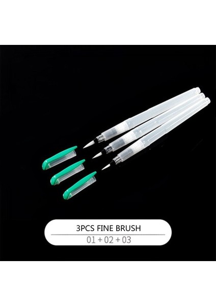 3 Adet Ince Ipuçları Stili Sulu Boya Fırça Kalemleri Suluboya Resim Fırçaları Akrilik Boya Için Kalem Suluboya Kalemler Toz Pigment Okul Sanat Malzemeleri (Yurt Dışından)