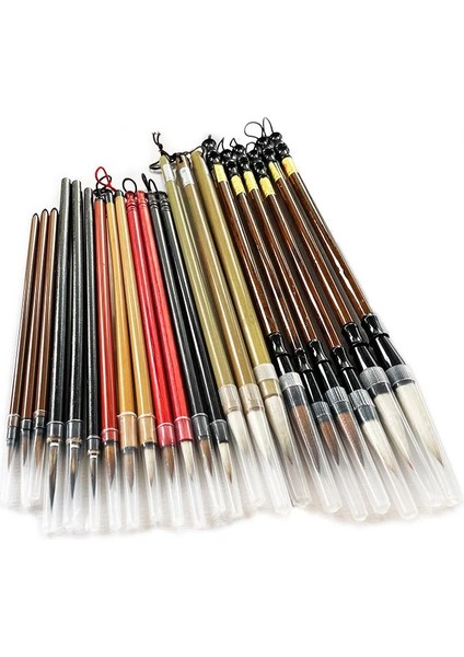 Kaligrafi Çin Geleneksel Kaligrafi Seti Fırça Manzara Boyama Fırçası Gelincik Saç Kalem Yazma Fırça Seti Öğrenciler Için (Yurt Dışından) fiyatları