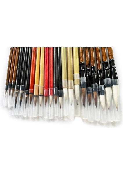 Kaligrafi Çin Geleneksel Kaligrafi Seti Fırça Manzara Boyama Fırçası Gelincik Saç Kalem Yazma Fırça Seti Öğrenciler Için (Yurt Dışından) modelleri