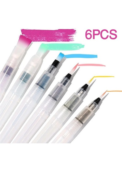 Suluboya Boyalar Için Dainayw Su Fırçası Pe, Suda Çözünür Kalemler, Fırça Kalemi, Doldurulabilir Fırça Kalemleri, Çizim, Sanat Fırçası (Yurt Dışından)