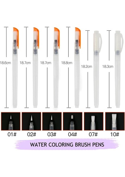 Suluboya Boyalar Için Dainayw Su Fırçası Pe, Suda Çözünür Kalemler, Fırça Kalemi, Doldurulabilir Fırça Kalemleri, Çizim, Sanat Fırçası (Yurt Dışından) fırsatları