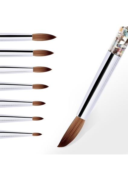 No.14 Tarzı Nail Art Fırça Akrilik Uv Jel Glitter Çizim Boyama Fırçaları Kristal Saplı Naylon Saç Oyma Çiçek Kalemleri Nail Art Kaynağı (Yurt Dışından) fiyatları