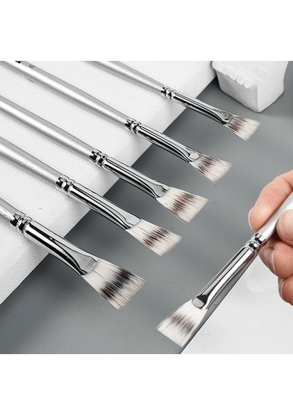 0 00 000 Yelpaze Şeklinde Stil Minyatür Yelpaze Şeklinde Suluboya Guaj Iki Renkli Naylon Saç Kanca Hattı Yağlı Boya Fırçası Akrilik Kalem Gümüş Uzun Çubuk Sanat Malzemeleri (Yurt Dışından) fiyatları