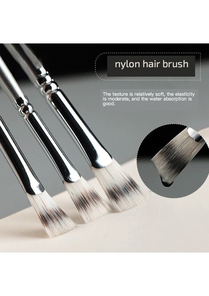 0 00 000 Yelpaze Şeklinde Stil Minyatür Yelpaze Şeklinde Suluboya Guaj Iki Renkli Naylon Saç Kanca Hattı Yağlı Boya Fırçası Akrilik Kalem Gümüş Uzun Çubuk Sanat Malzemeleri (Yurt Dışından) indirimleri