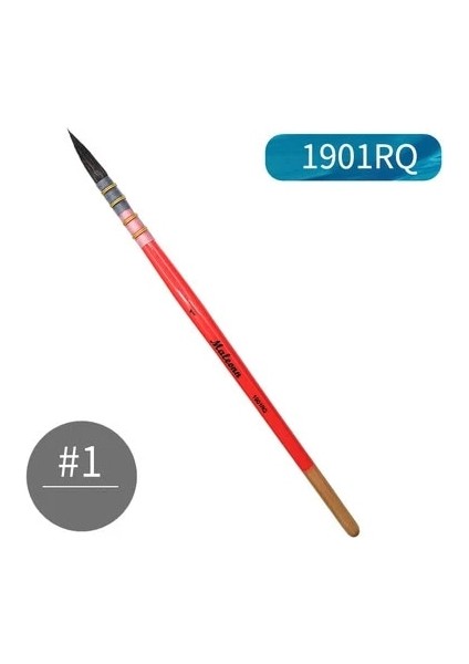 1 Numaralı Stil El Yapımı Sincap Saç Sanatçısı Suluboya Boya Fırçası Fransız Tarzı Suluboya Sanatı Için Sivri Boyama Fırçaları Tedarik (Yurt Dışından)