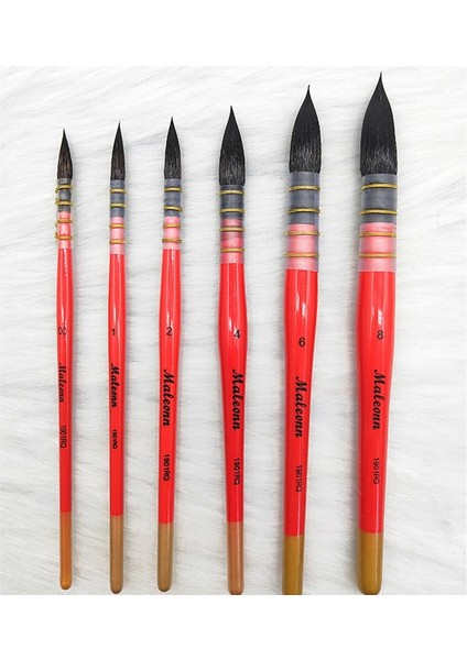 1 Numaralı Stil El Yapımı Sincap Saç Sanatçısı Suluboya Boya Fırçası Fransız Tarzı Suluboya Sanatı Için Sivri Boyama Fırçaları Tedarik (Yurt Dışından) modelleri