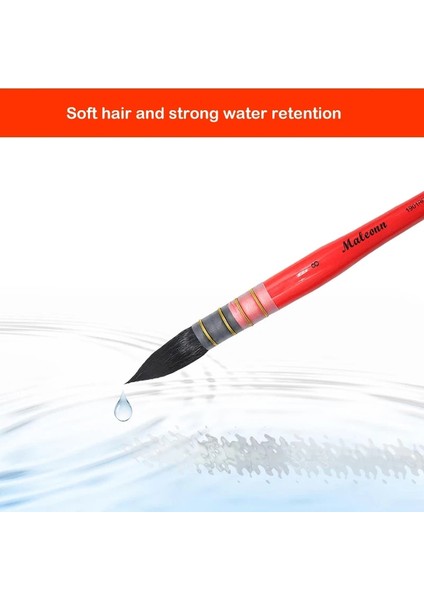 1 Numaralı Stil El Yapımı Sincap Saç Sanatçısı Suluboya Boya Fırçası Fransız Tarzı Suluboya Sanatı Için Sivri Boyama Fırçaları Tedarik (Yurt Dışından) fırsatları