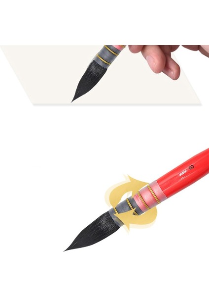 1 Numaralı Stil El Yapımı Sincap Saç Sanatçısı Suluboya Boya Fırçası Fransız Tarzı Suluboya Sanatı Için Sivri Boyama Fırçaları Tedarik (Yurt Dışından) indirimleri