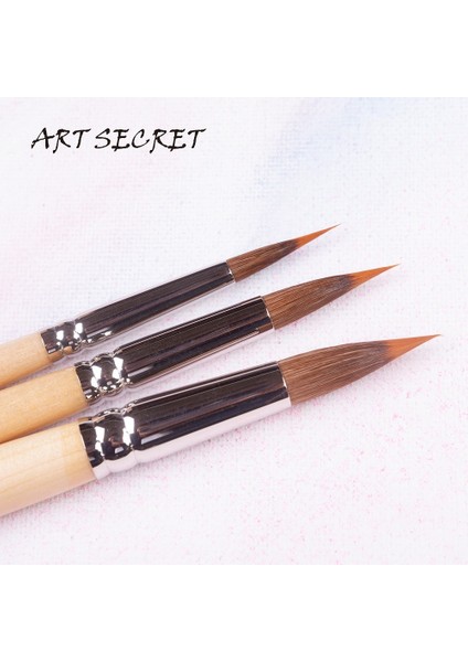 Sml Stili Artsecret 1 Adet B Akrilik Sanat Suluboya Boya Fırçası Ahşap Saplı Sentetik Saç Sanatçı Aracı Malzemeleri (Yurt Dışından) modelleri