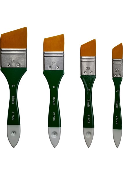 4 Adet Tarzı 4pcset 217DS Yüksek Li Taklon Saç Ahşap Saplı Suluboya Akrilik Yağ Sanatçısı Sanat Malzemeleri Boya Fırçası (Yurt Dışından)