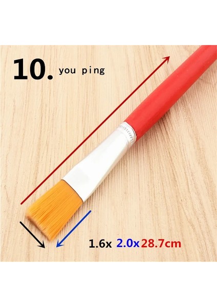 No.10 Tarzı Suluboya Naylon Boya Fırçaları Yağlı Fırça Boyama Kalemi Marker Okul Öğrencisi Sanat Malzemeleri Boya Fırçası Kırtasiye Yeni (Yurt Dışından)