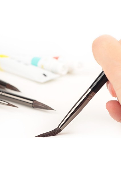 No.4 Tarzı Yüksek Li Öğrenciler Sanat Boyama Fırçaları Gelincik Saç Boya Fırçası Sanat Çizim Için Ayrılabilir Çubuk Sanatsal Suluboya Fırçası (Yurt Dışından) modelleri