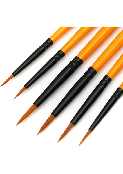 6 Adet Set Stili 6 Adet Minyatür Detay Boya Fırçası Seti En Li Yumuşak Fırçalar Kalem Akrilik Suluboya Yağ Çizim Modeli Uçak Kitleri Tırnak (Yurt Dışından) modelleri