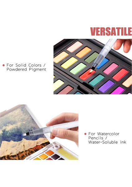 Düz Ipucu 10 Stili Sulu Boya Fırça Kalemleri Suluboya Resim Fırçaları Akrilik Boya Için Kalem Suluboya Kalemler Toz Pigment Okul Sanat Malzemeleri (Yurt Dışından) fırsatları