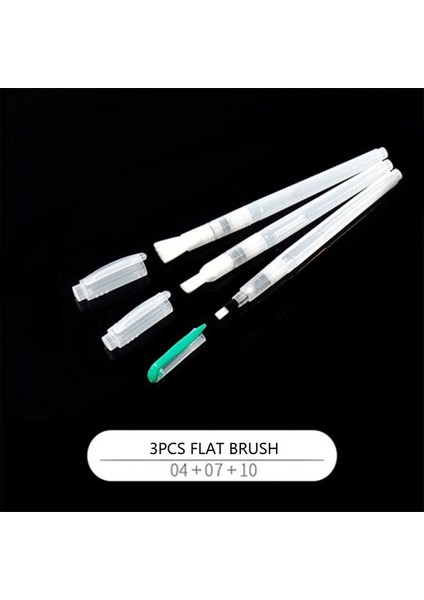 3 Adet Düz Ipuçları Stili Sulu Boya Fırça Kalemleri Suluboya Resim Fırçaları Akrilik Boya Için Kalem Suluboya Kalemler Toz Pigment Okul Sanat Malzemeleri (Yurt Dışından)