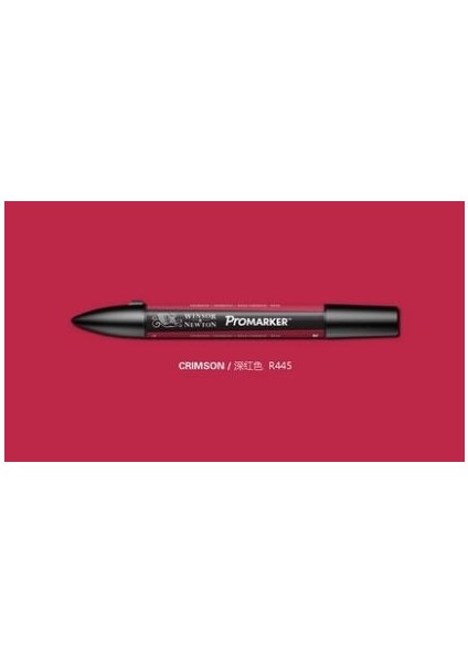 Kıpkırmızı Tarzı Winsor & Newton Promarker Çift Uçlu Grafik Marker Kalemler Profesyonel Tasarım Kalemler Kırmızı ve Orangetone (Yurt Dışından)