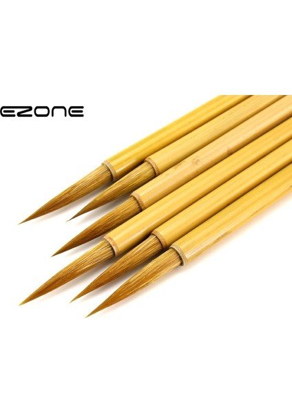 Ezone Gelincik Saç Yazı Fırçası Bambu Handel Suluboya Resim Kanca Hattı Kalem Kaligrafi Çin El Yazısı Uygulama Kaynağı (Yurt Dışından)