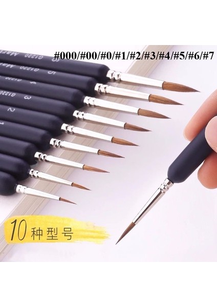 5 Adet Set Stili Premium Boya Fırçası Seti Sable Saç Minyatür Kanca Çizgi Kalem Detay Için Sanat Boyama Fırça Sanat Tırnak Çizim Sanat Malzemeleri (Yurt Dışından) fiyatları