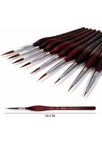 5 Adet Set Stili Premium Boya Fırçası Seti Sable Saç Minyatür Kanca Çizgi Kalem Detay Için Sanat Boyama Fırça Sanat Tırnak Çizim Sanat Malzemeleri (Yurt Dışından) indirimleri