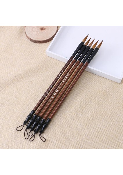 Ese Kaligrafi Fırçaları Kalem Kurt Saç Yazı Fırçası Ahşap Saplı (Yurt Dışından) fiyatları