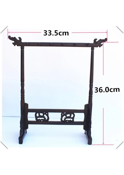 Geleneksel Çin Fırça Tutacağı Kaligrafi Kalemlik Standı 12 Kanca Tavuk Kanadı Ahşap Fırça Standı Asılı Kalemlik (Yurt Dışından)