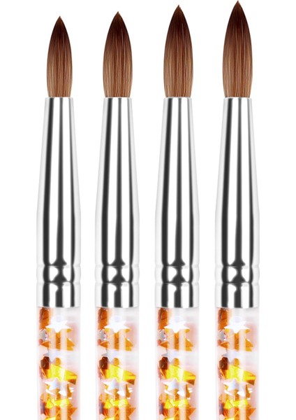 17,4 cm Tarzı Nail Art Fırça Akrilik Uv Jel Glitter Boyama Fırçaları Kristal Saplı Naylon Saç Oyma Çiçek Kalemleri Nail Art GK99 (Yurt Dışından) fırsatları