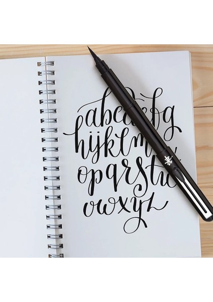 1 Takım Pentel Sanat Cep Yumuşak Fırça Kaligrafi Kalemi ve 2 Siyah Mürekkep Doldurma Sanatçı El Yazısı Sumi Boyama Teknik Çizim (Yurt Dışından) modelleri