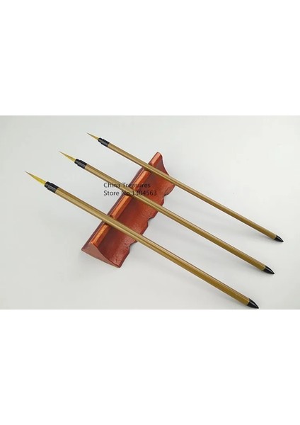6pcslot = 3sizes * 2pcs, Çin Boyama Hattı Fırçası Gou Xian Gongbi Mao Bi (Yurt Dışından) modelleri