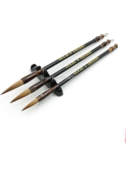 Et Nefis Çin Kaligrafi Fırçası Kalem Kahverengi Gelincik Yün Saç Sanatçısı Yazma Öğrenci Okul Malzemeleri Için Çizim Fırçası (Yurt Dışından)