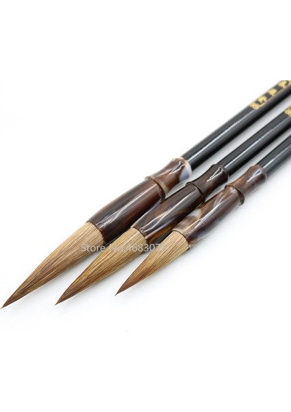 Et Nefis Çin Kaligrafi Fırçası Kalem Kahverengi Gelincik Yün Saç Sanatçısı Yazma Öğrenci Okul Malzemeleri Için Çizim Fırçası (Yurt Dışından) modelleri