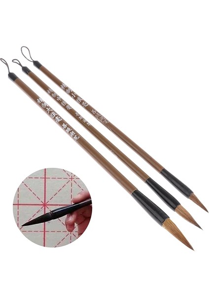 3 Adet Çeşitli Boyut Çin Kaligrafi Yazma Fırça Kalemler Öğrenciler Için Arkadaşlar Aile Doğum Günü Festivali Tatil Hediyeleri (Yurt Dışından) fiyatları