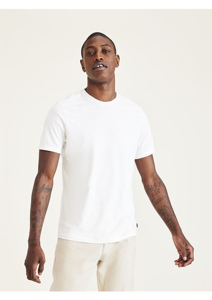 Yuvarlak Yaka Beyaz Tişört