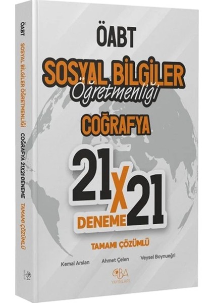 Cba Yayınları Öabt Sosyal Bilgiler Coğrafya 21×21 Deneme Çözümlü